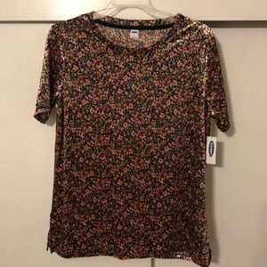 Velvet flower shirt